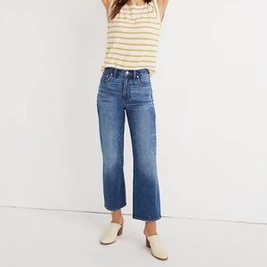 Madewell Slim Wide-leg Crop Jeans 26